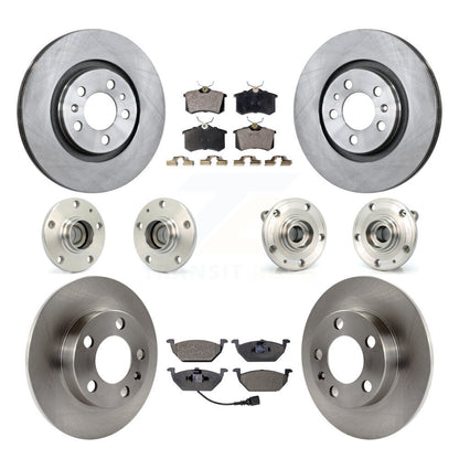 [Avant + Arrière] Kit d'ensemble roulement de roue et moyeu pour 2006 Volkswagen Jetta avec 280mm Diameter 7th 8th Digit Of VIN Is "9M" Or "1J" KBB-110269