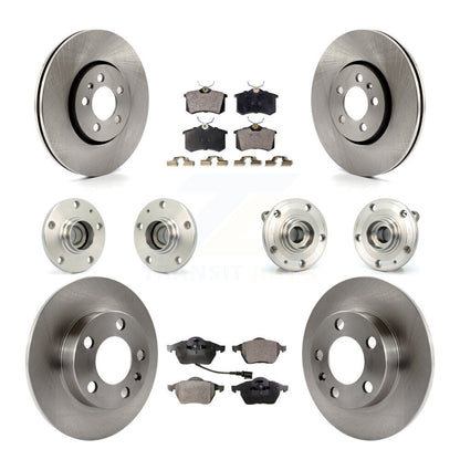 [Avant + Arrière] Kit d'ensemble roulement de roue et moyeu pour 2006 Volkswagen Jetta avec 288mm Diameter 7th 8th Digit Of VIN Is "9M" Or "1J" KBB-110270