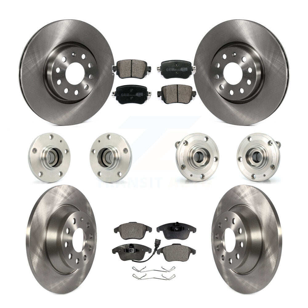 [Avant + Arrière] Kit d'ensemble roulement de roue et moyeu pour 2016-2018 Audi Q3 KBB-110280