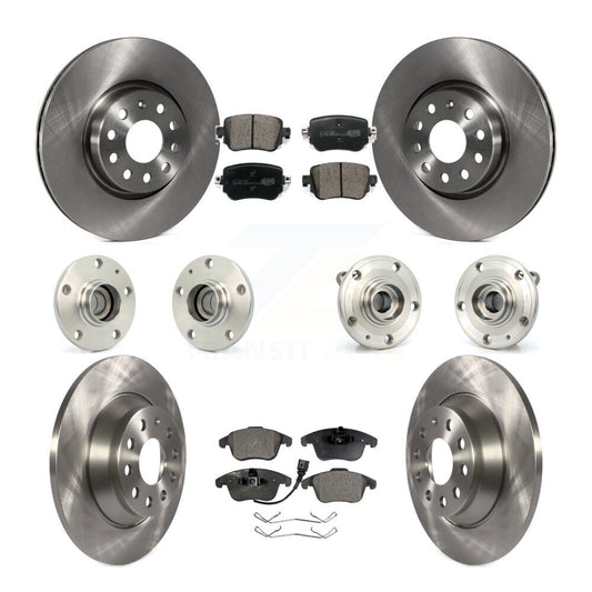 [Avant + Arrière] Kit d'ensemble roulement de roue et moyeu pour 2016-2018 Audi Q3 KBB-110280