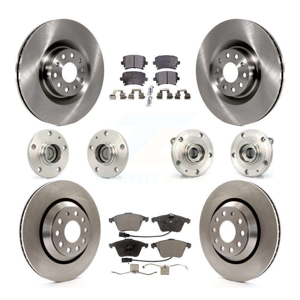 [Avant + Arrière] Kit d'ensemble roulement de roue et moyeu pour Volkswagen Passat CC Golf R KBB-110283