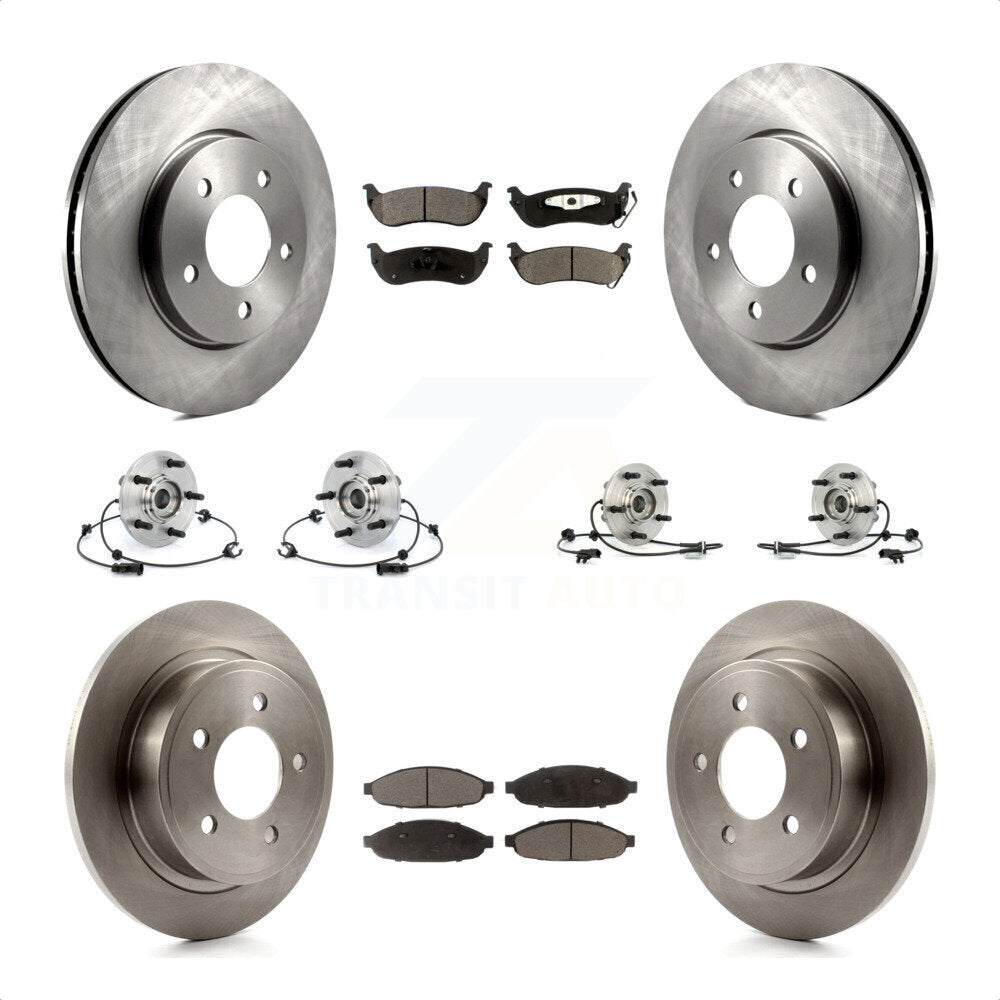 [Avant + Arrière] Kit d'ensemble roulement de roue et moyeu pour 2007-2008 Chrysler Pacifica FWD KBB-110297 par Transit Auto