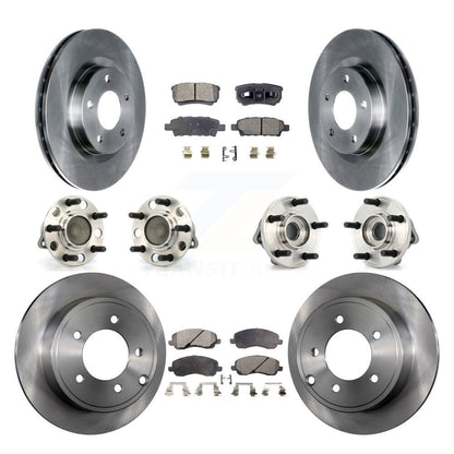 [Avant + Arrière] Kit d'ensemble roulement de roue et moyeu pour Dodge Chrysler Avenger Sebring 200 Caliber KBB-110302