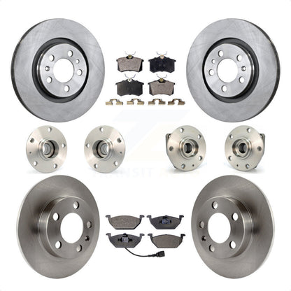 [Avant + Arrière] Kit d'ensemble roulement de roue et moyeu pour Volkswagen Golf City KBB-110311 par Transit Auto