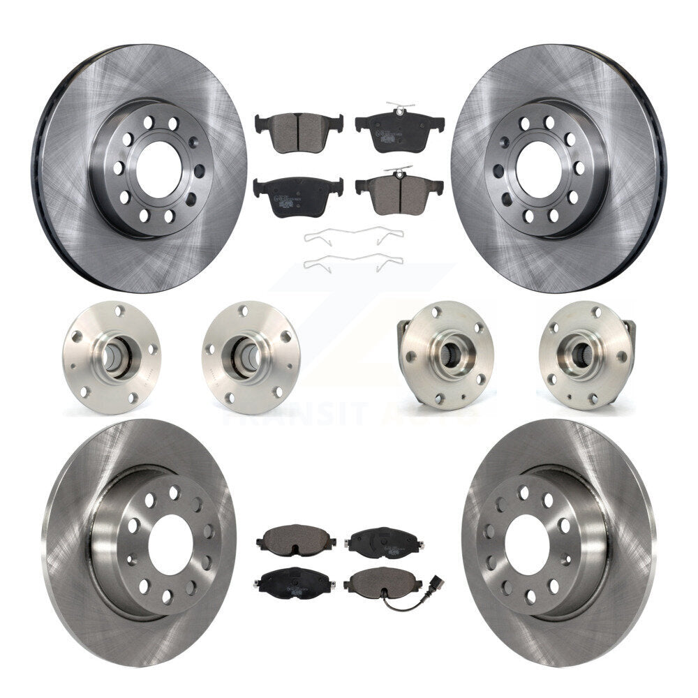 [Avant + Arrière] Kit d'ensemble roulement de roue et moyeu pour 2015-2019 Volkswagen e-Golf KBB-110318