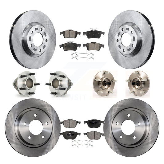 [Avant + Arrière] Kit d'ensemble roulement de roue et moyeu pour Mazda 3 2.3L avec 4-Wheel ABS KBB-110321