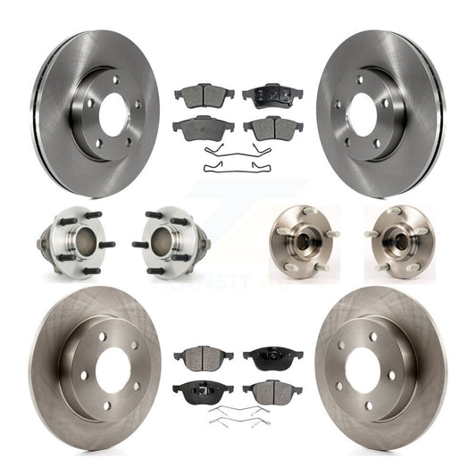 [Avant + Arrière] Kit d'ensemble roulement de roue et moyeu pour Mazda 3 2.0L avec 4-Wheel ABS KBB-110322