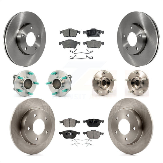 [Avant + Arrière] Kit d'ensemble roulement de roue et moyeu pour Mazda 3 2.0L avec Non-ABS KBB-110324 par Transit Auto