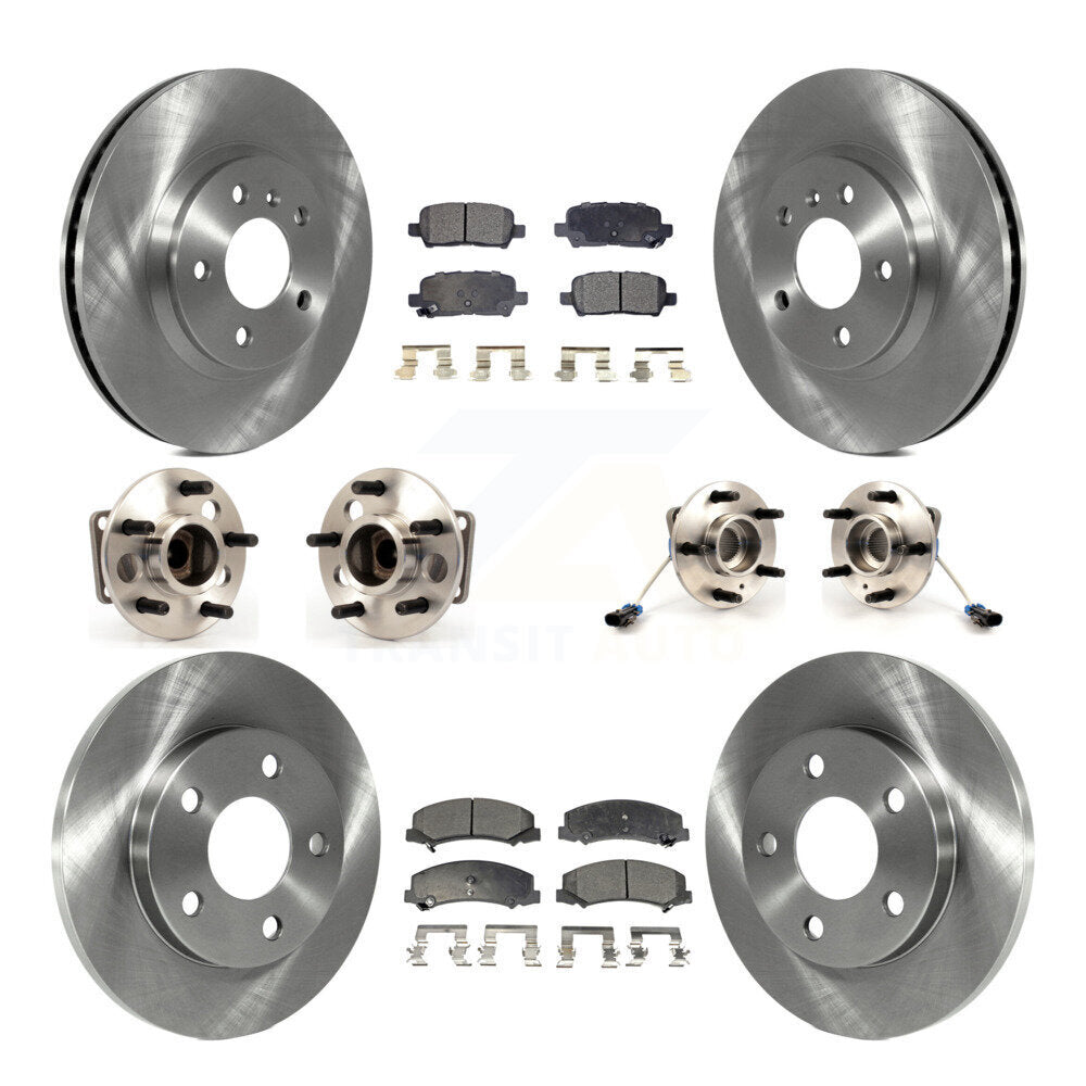 [Avant + Arrière] Kit d'ensemble roulement de roue et moyeu pour Chevrolet Impala Limited KBB-110328