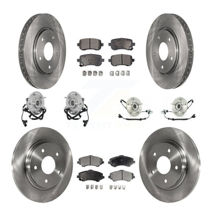 [Avant + Arrière] Kit d'ensemble roulement de roue et moyeu pour Chrysler Town & Country Dodge Grand Caravan Volkswagen Routan KBB-110331