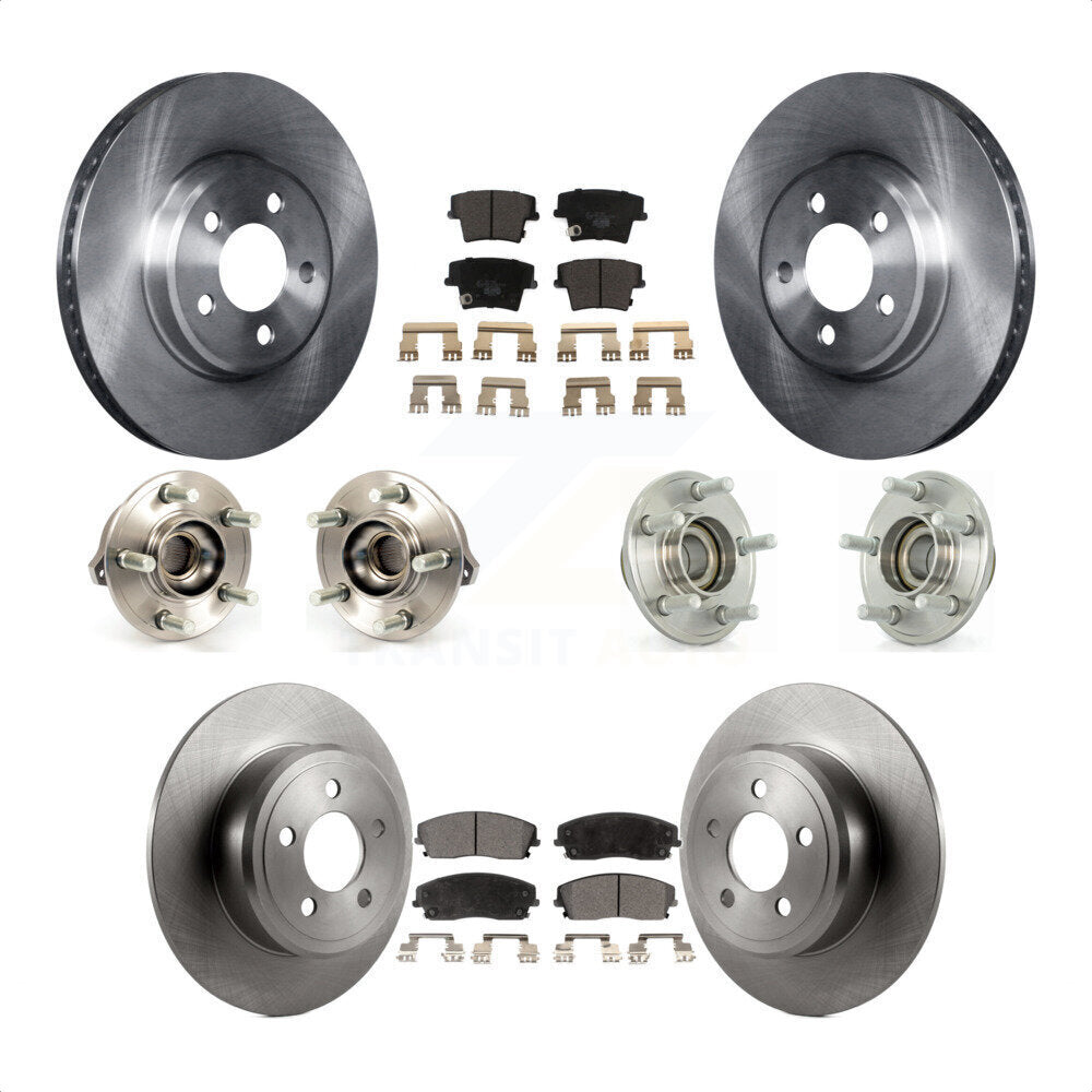 [Avant + Arrière] Kit d'ensemble roulement de roue et moyeu pour Dodge Charger Chrysler 300 Challenger KBB-110336 par Transit Auto