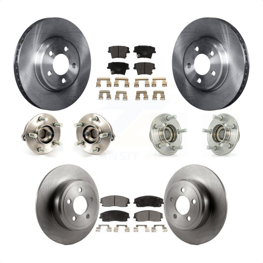 [Avant + Arrière] Kit d'ensemble roulement de roue et moyeu pour Dodge Charger Chrysler 300 Challenger KBB-110336 par Transit Auto