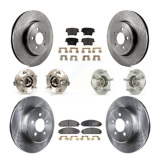 [Avant + Arrière] Kit d'ensemble roulement de roue et moyeu pour Dodge Chrysler 300 Charger Challenger KBB-110337 par Transit Auto