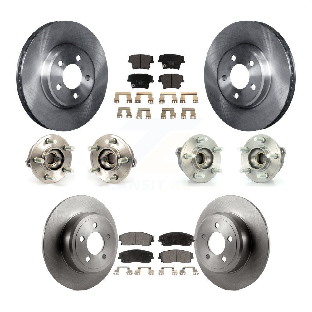 [Avant + Arrière] Kit d'ensemble roulement de roue et moyeu pour Dodge Charger Chrysler 300 AWD avec 2.7L KBB-110340 par Transit Auto