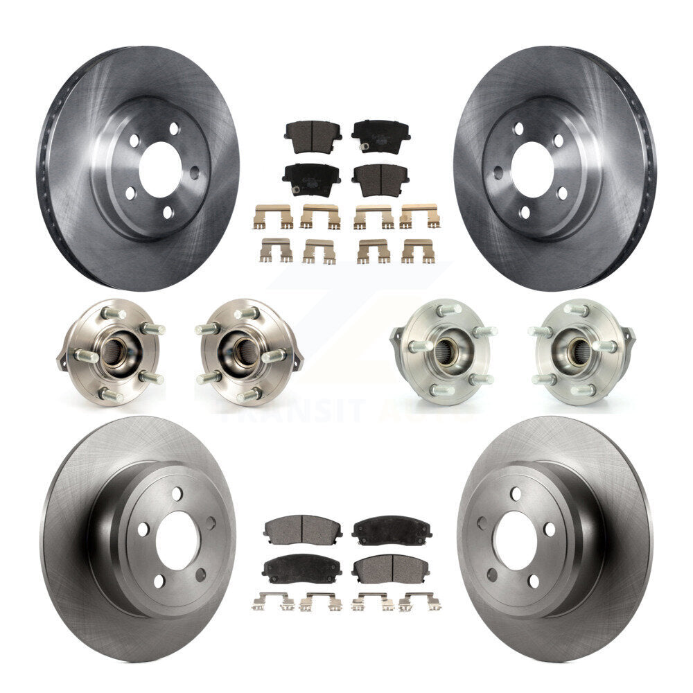 [Avant + Arrière] Kit d'ensemble roulement de roue et moyeu pour Dodge Charger Chrysler 300 AWD avec 2.7L KBB-110340