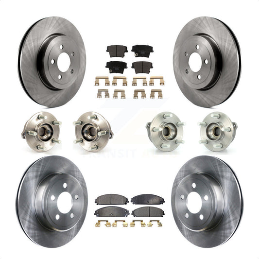 [Avant + Arrière] Kit d'ensemble roulement de roue et moyeu pour Dodge Charger Chrysler 300 KBB-110341 par Transit Auto