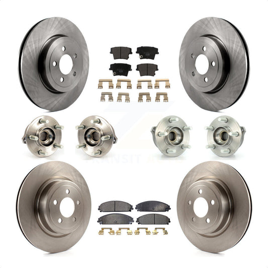 [Avant + Arrière] Kit d'ensemble roulement de roue et moyeu pour Dodge Charger AWD avec 5.7L avec Police Package KBB-110342 par Transit Auto