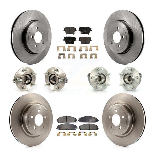[Avant + Arrière] Kit d'ensemble roulement de roue et moyeu pour Dodge Charger AWD avec 5.7L avec Police Package KBB-110342
