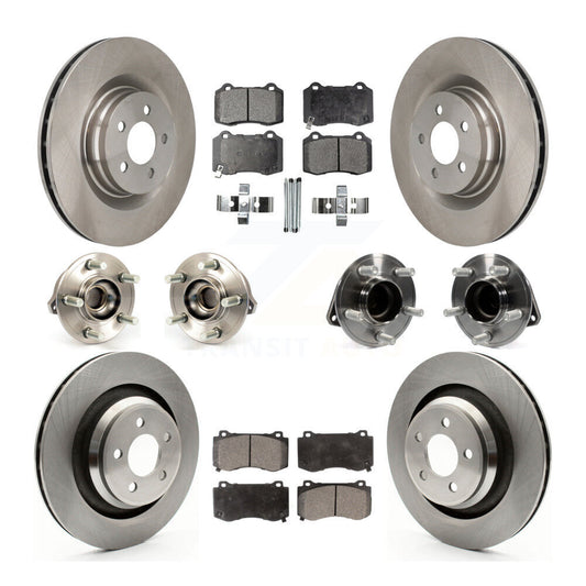 [Avant + Arrière] Kit d'ensemble roulement de roue et moyeu pour 2012 Chrysler 300 SRT8 avec RWD avec Heavy Duty Brakes KBB-110346