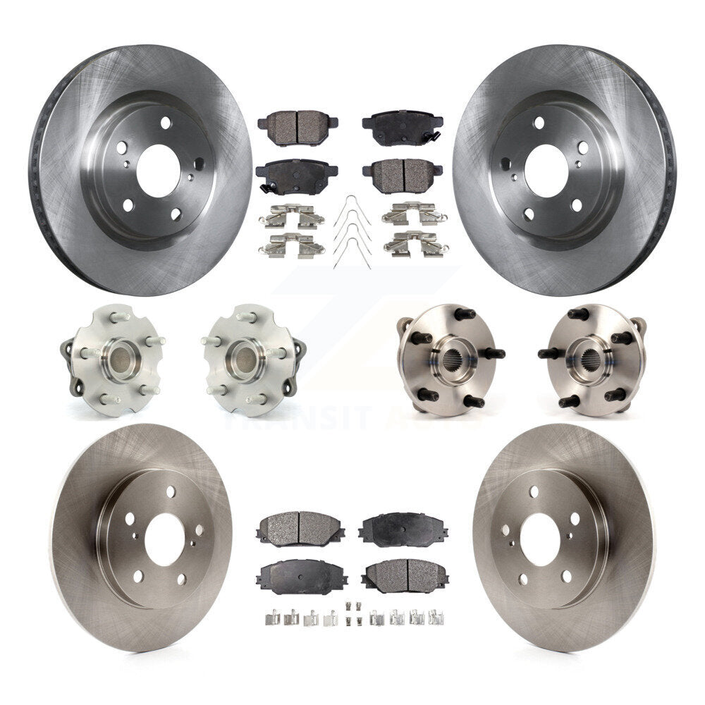 [Avant + Arrière] Kit d'ensemble roulement de roue et moyeu pour Toyota Corolla iM Scion KBB-110348