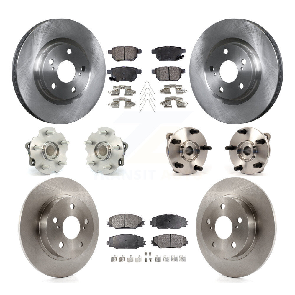 [Avant + Arrière] Kit d'ensemble roulement de roue et moyeu pour 2011-2016 Scion tC Automatic transmission KBB-110349