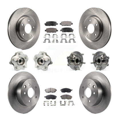 [Avant + Arrière] Kit d'ensemble roulement de roue et moyeu pour Nissan Juke KBB-110356