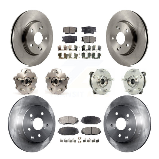 [Avant + Arrière] Kit d'ensemble roulement de roue et moyeu pour 2013-2018 Toyota RAV4 LE avec AWD KBB-110360
