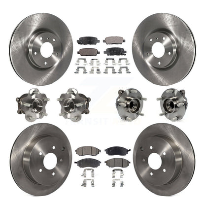 [Avant + Arrière] Kit d'ensemble roulement de roue et moyeu pour INFINITI QX70 M37 Q70 Q70L M56 M35h KBB-110362