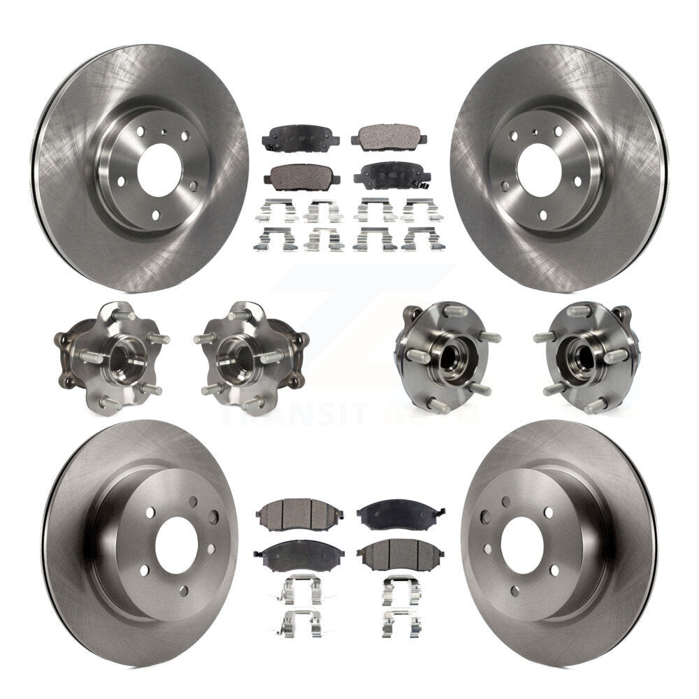 [Avant + Arrière] Kit d'ensemble roulement de roue et moyeu pour INFINITI G37 G35 EX35 G25 Nissan 370Z Q40 M35 QX50 M45 EX37 KBB-110363