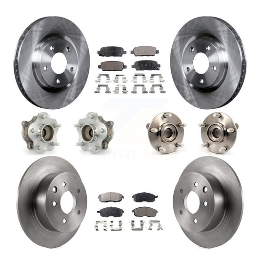 [Avant + Arrière] Kit d'ensemble roulement de roue et moyeu pour 2007-2012 Nissan Sentra SE-R avec 2.5L KBB-110381