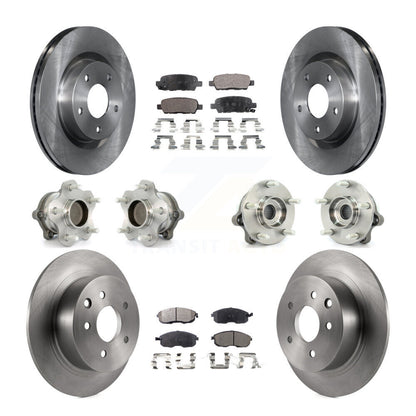 [Avant + Arrière] Kit d'ensemble roulement de roue et moyeu pour Nissan Altima KBB-110383