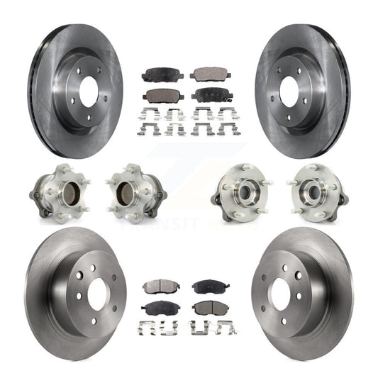[Avant + Arrière] Kit d'ensemble roulement de roue et moyeu pour Nissan Altima KBB-110383
