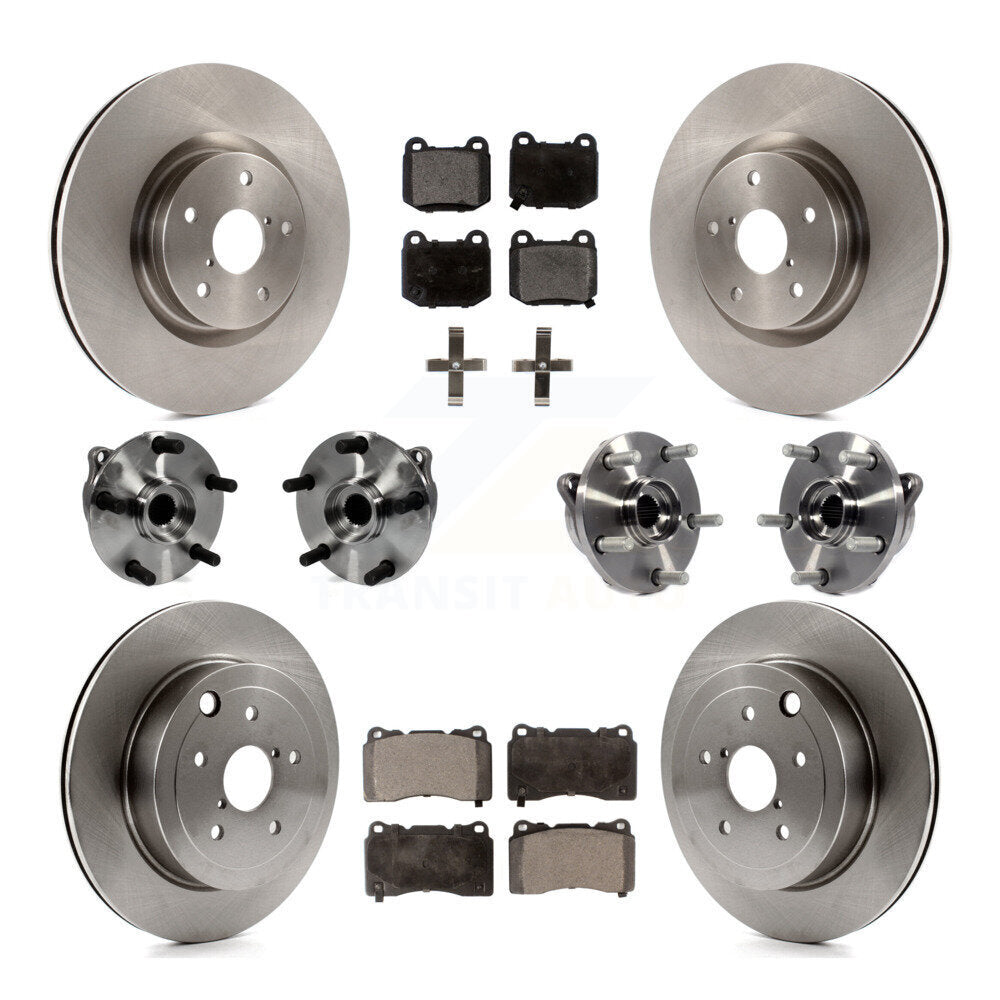 [Avant + Arrière] Kit d'ensemble roulement de roue et moyeu pour Subaru Impreza WRX STI KBB-110401