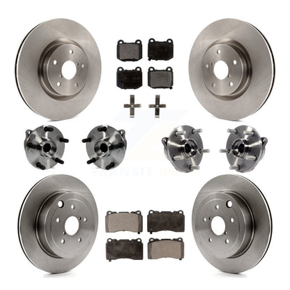 [Avant + Arrière] Kit d'ensemble roulement de roue et moyeu pour Subaru Impreza WRX STI KBB-110401