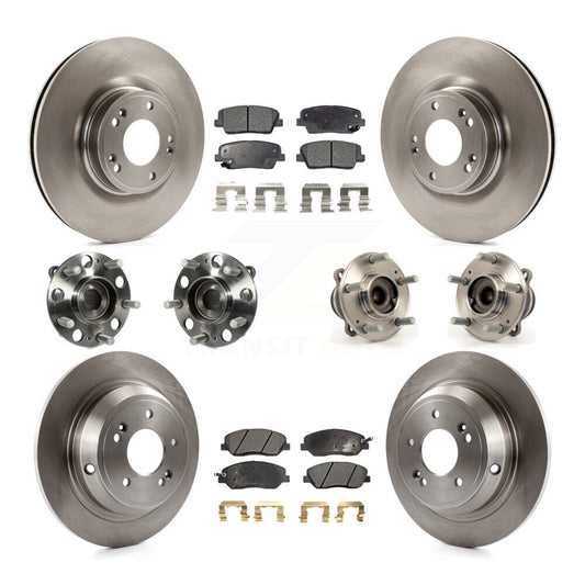 [Avant + Arrière] Kit d'ensemble roulement de roue et moyeu pour Hyundai Genesis 3.8L KBB-110413