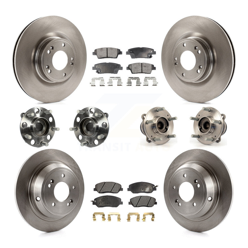 [Avant + Arrière] Kit d'ensemble roulement de roue et moyeu pour Hyundai Genesis 3.8L KBB-110414