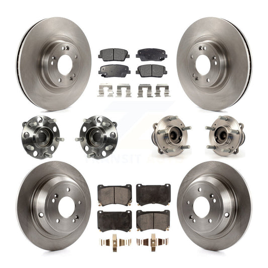 [Avant + Arrière] Kit d'ensemble roulement de roue et moyeu pour Hyundai Genesis 4.6L KBB-110416