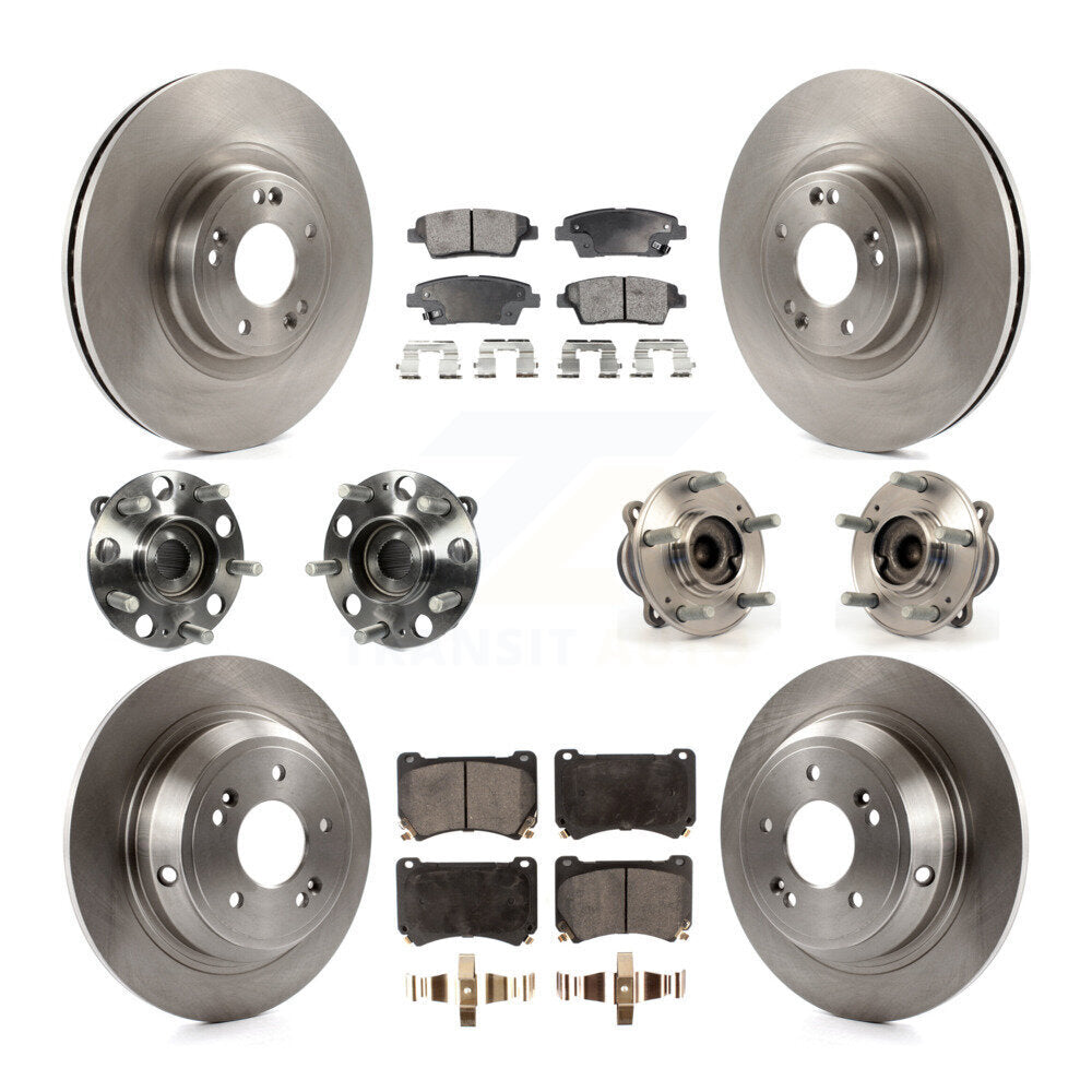 [Avant + Arrière] Kit d'ensemble roulement de roue et moyeu pour Hyundai Genesis KBB-110417