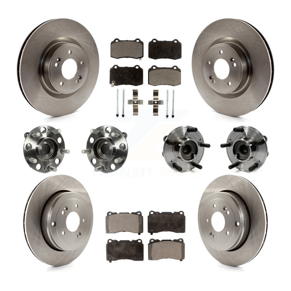 [Avant + Arrière] Kit d'ensemble roulement de roue et moyeu pour Hyundai Genesis Coupe KBB-110418