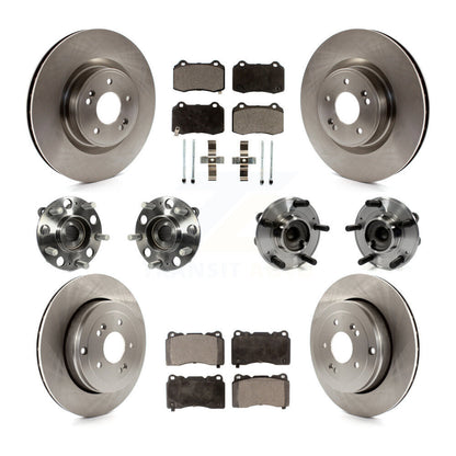 [Avant + Arrière] Kit d'ensemble roulement de roue et moyeu pour Hyundai Genesis Coupe KBB-110418