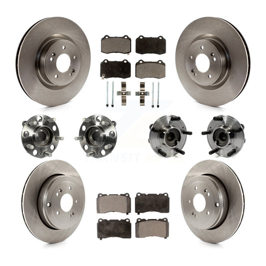 [Avant + Arrière] Kit d'ensemble roulement de roue et moyeu pour Hyundai Genesis Coupe KBB-110418