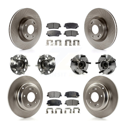 [Avant + Arrière] Kit d'ensemble roulement de roue et moyeu pour Hyundai Genesis Coupe KBB-110419