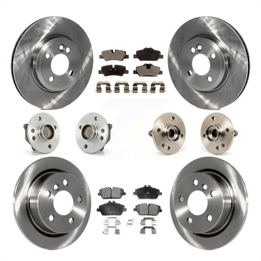 [Avant + Arrière] Kit d'ensemble roulement de roue et moyeu pour 2015 Mini Cooper Convertible avec 2.0L 1.5L avec 280mm Diameter Rotor KBB-110424 par Transit Auto