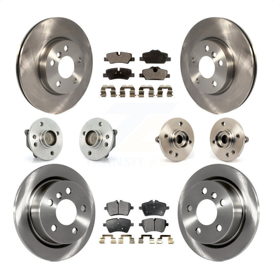 [Avant + Arrière] Kit d'ensemble roulement de roue et moyeu pour 2015 Mini Cooper Convertible avec 2.0L 1.5L avec 294mm Diameter Rotor KBB-110425 par Transit Auto