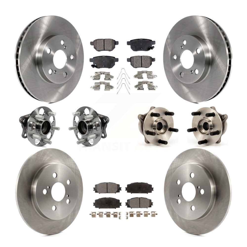 [Avant + Arrière] Kit d'ensemble roulement de roue et moyeu pour Toyota Prius Plug-In KBB-110431