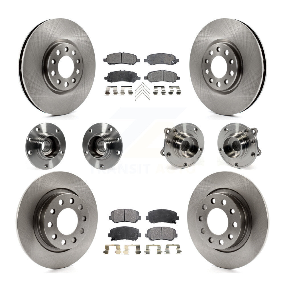 [Avant + Arrière] Kit d'ensemble roulement de roue et moyeu pour 2013-2016 Dodge Dart KBB-110433