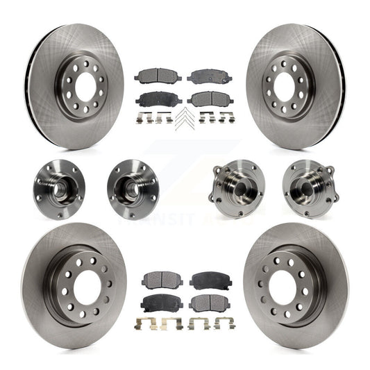 [Avant + Arrière] Kit d'ensemble roulement de roue et moyeu pour 2013-2016 Dodge Dart KBB-110433