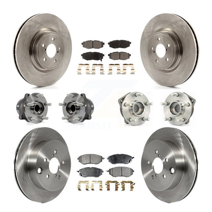 [Avant + Arrière] Kit d'ensemble roulement de roue et moyeu pour 2014 Subaru Forester 2.0L To 01 14 KBB-110438