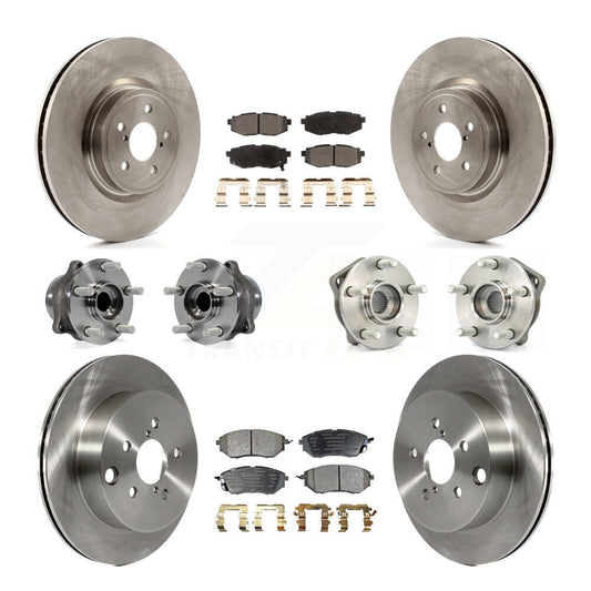 [Avant + Arrière] Kit d'ensemble roulement de roue et moyeu pour 2014 Subaru Forester 2.0L To 01 14 KBB-110438