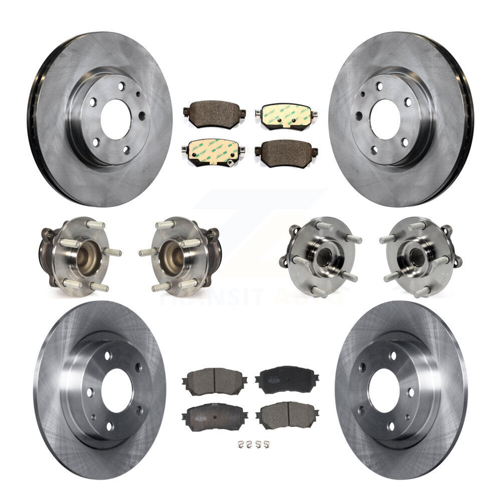 [Avant + Arrière] Kit d'ensemble roulement de roue et moyeu pour 2016-2018 Mazda 6 KBB-110441